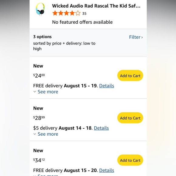 ✨Host Pick✨ BNIB Wicked Audio Wireless Kids Bluetooth Headset w Microphone Pink - Picture 6 of 6